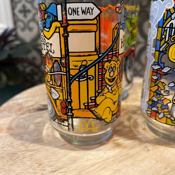 1981 Vintage Muppet McDonald’s Collector Glass Set of 5 - Picture 4 of 16